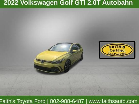 VOLKSWAGEN GOLF GTI 2022 WVW687CD8NW136505 image